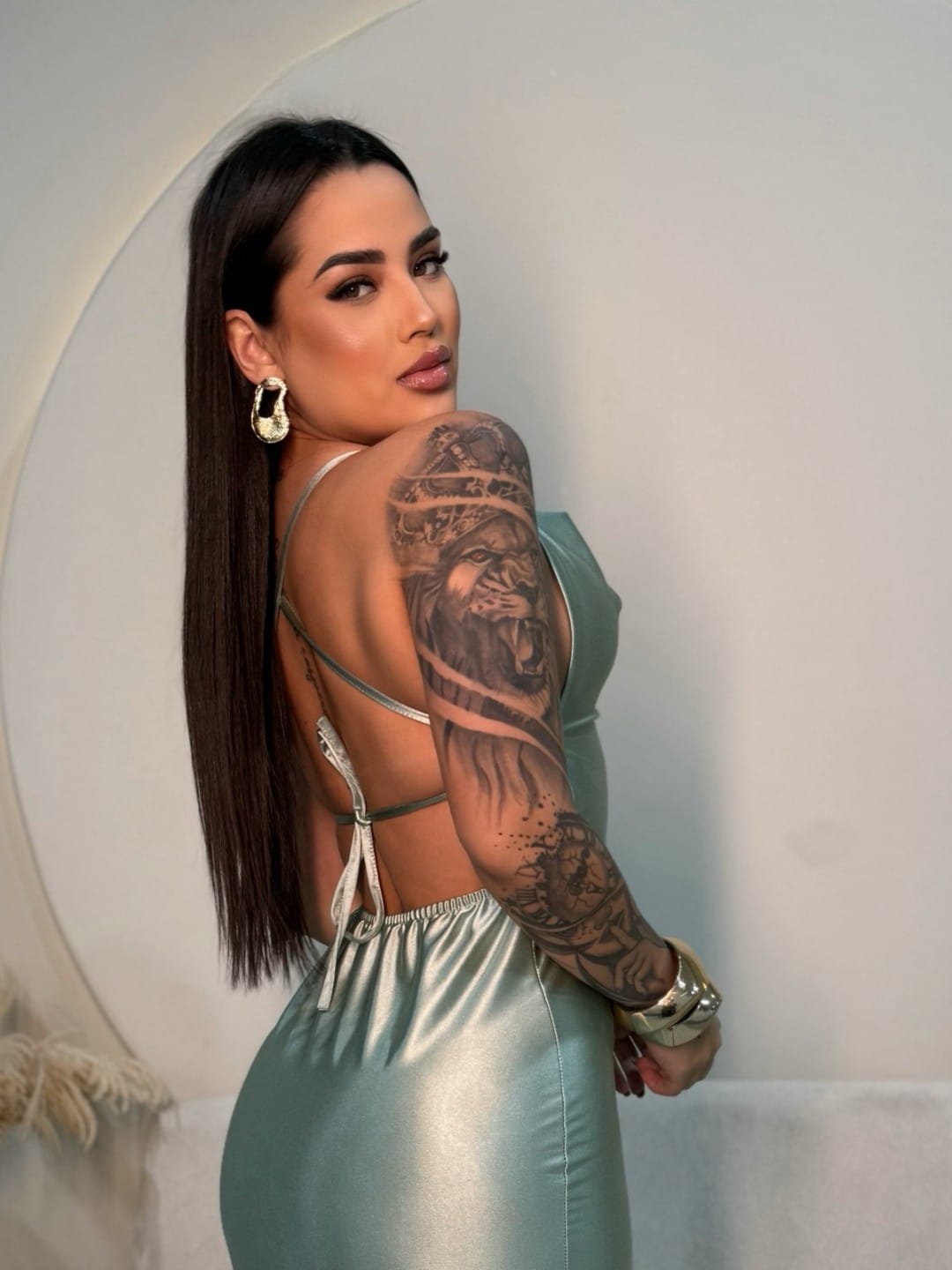 Vestido Rosa Feminino