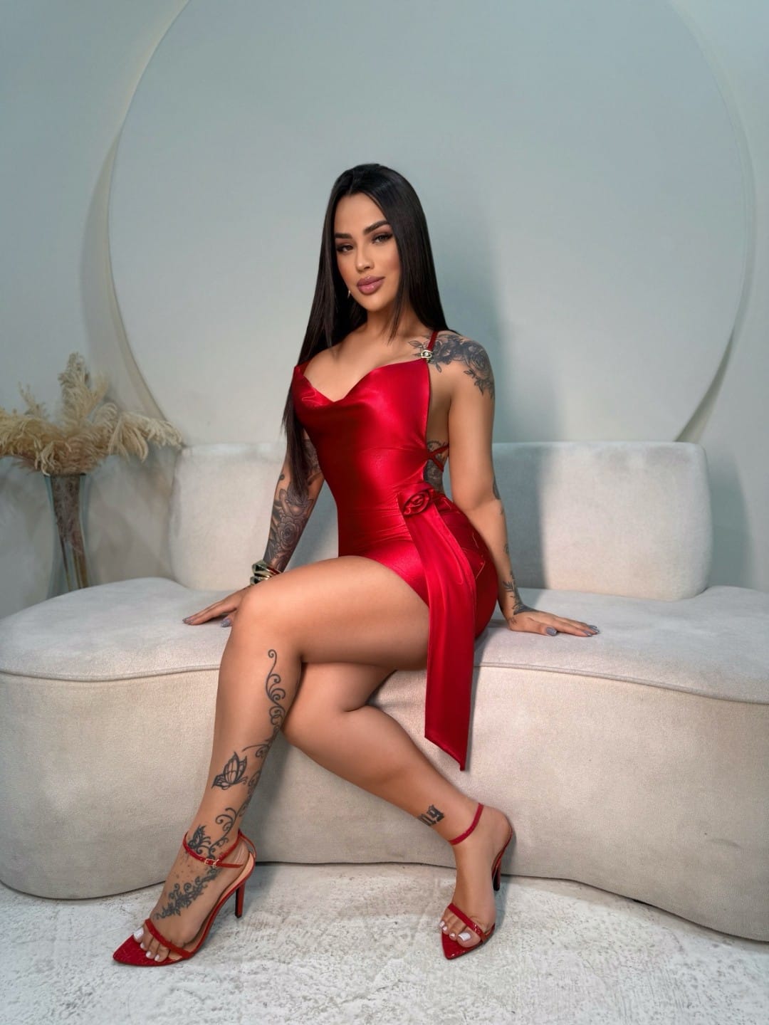 Vestido Rosa Feminino